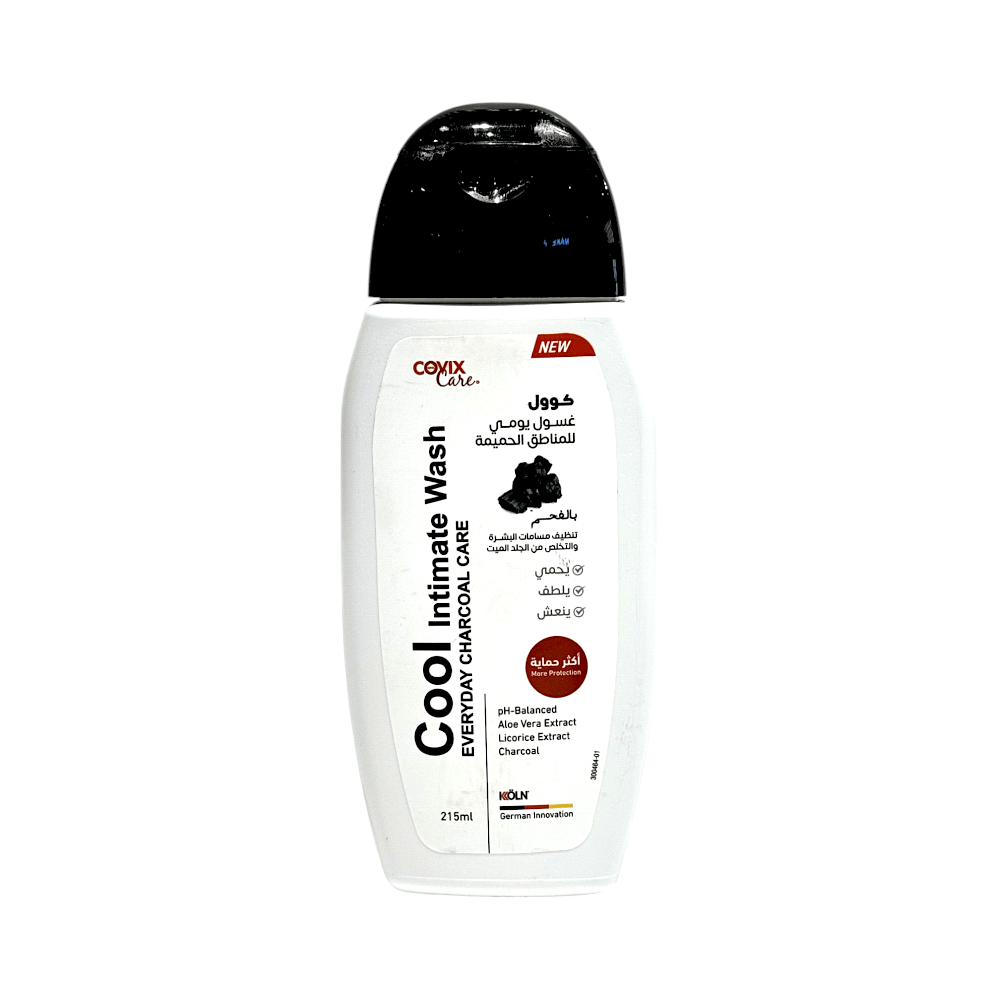 Cool Intimate Wash with Charcoal, 215 ml